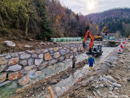 Sanacija vodotokov in hudournikov na Krivčevem (5)